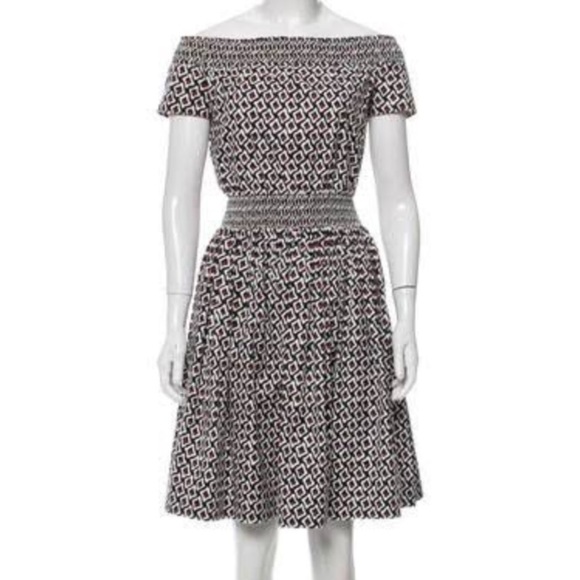 Prada off the shoulder dress